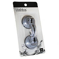 Крючок для полотенца Bathlux на вакуумной присоске 2шт. Hojas 90219 SKL11-132685