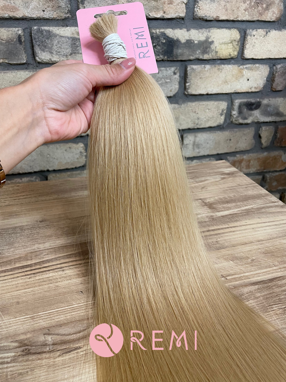 Слов'яне волосся в зрізі 40 см. Колір #27 Натуральний рудий, фото 1