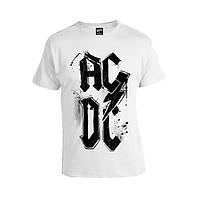 Футболка з принтом "AC/DC (Ей-сі/Ді-сі) чорний напис" Push IT