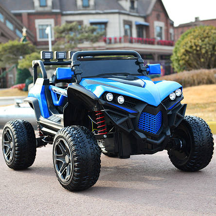 Дитячий електромобіль джип баггі Bambi M 3804EBLR-4 (MP3, SD карта, USB, мотори 4x45W, акум.12V10AH), фото 1