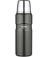 Термос для напитков с чашкой 470 мл Thermos "King Flask" Gun Metal (170014) Нержавеющая сталь