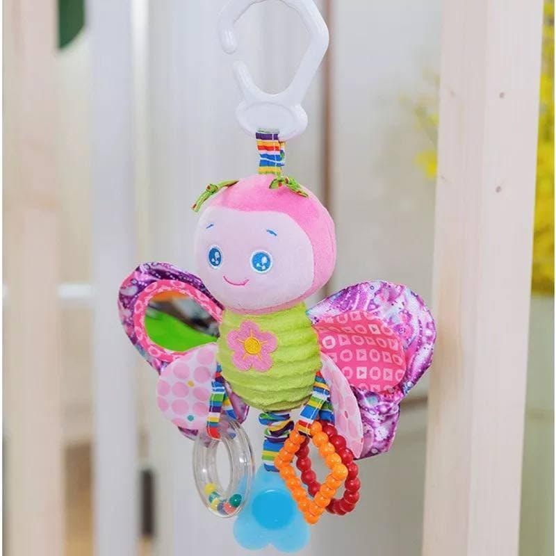 М'яка розвиваюча іграшка-підвіска С 54396 Happy Monkey Метелик, фото 1