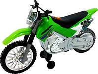 Игровой набор Мотоцикл Kawasaki KLX 140 Moto-Cross Bike со светом и звуком Toy State 33412