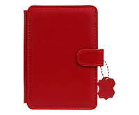 Чехол-обложка для PocketBook 613 Basic натуральная кожа Красный