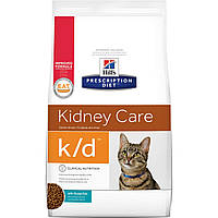 Hill's K/D Kidney Care Корм для кошек c почечной и сердечной недостаточностью с тунцом(1,5 кг)