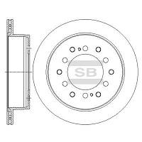 Тормозной диск Toyota Land Cruiser Prado 1996-2010 Hi-Q SD4039 задний