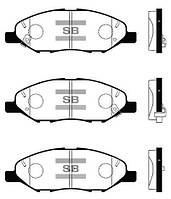 Тормозные колодки передние Nissan Tiida 2006-2013 Hi-Q SP1383