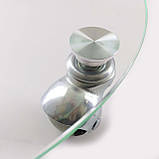 Підставка під квіти кругла ULTRA III 40 c6 (прозорий) скло, фото 2