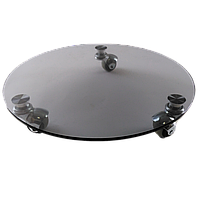 Підставка під квіти кругла ULTRA III 40 g8-10rez (сірий) скло