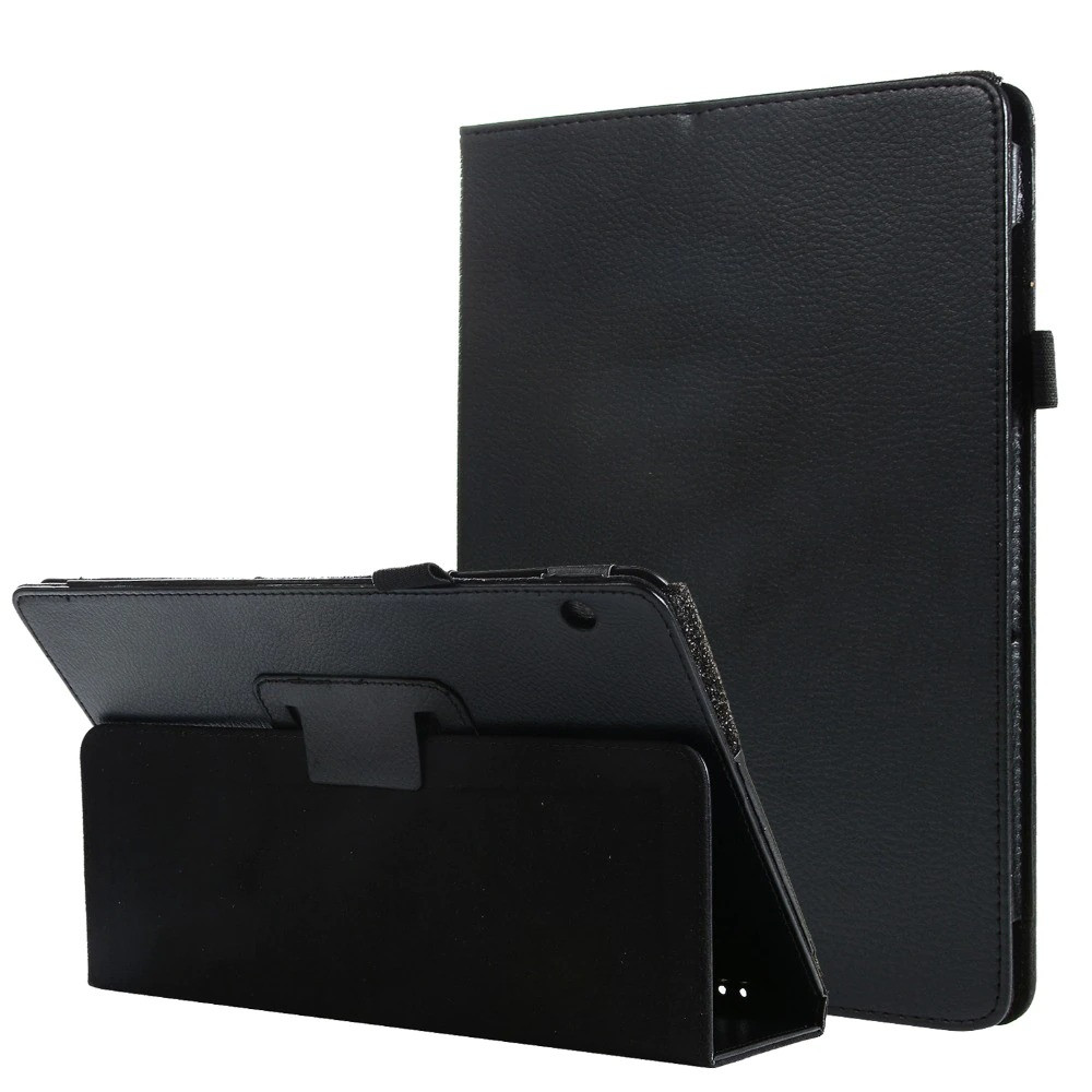 Чохол-книжка Litchi Leather Case для Huawei MediaPad T5 10.1 (Wake / Sleep) Black