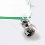 Підставка під квіти квадратна ULTRA VI Kv35 c8-10rez (прозорий) скло, фото 2