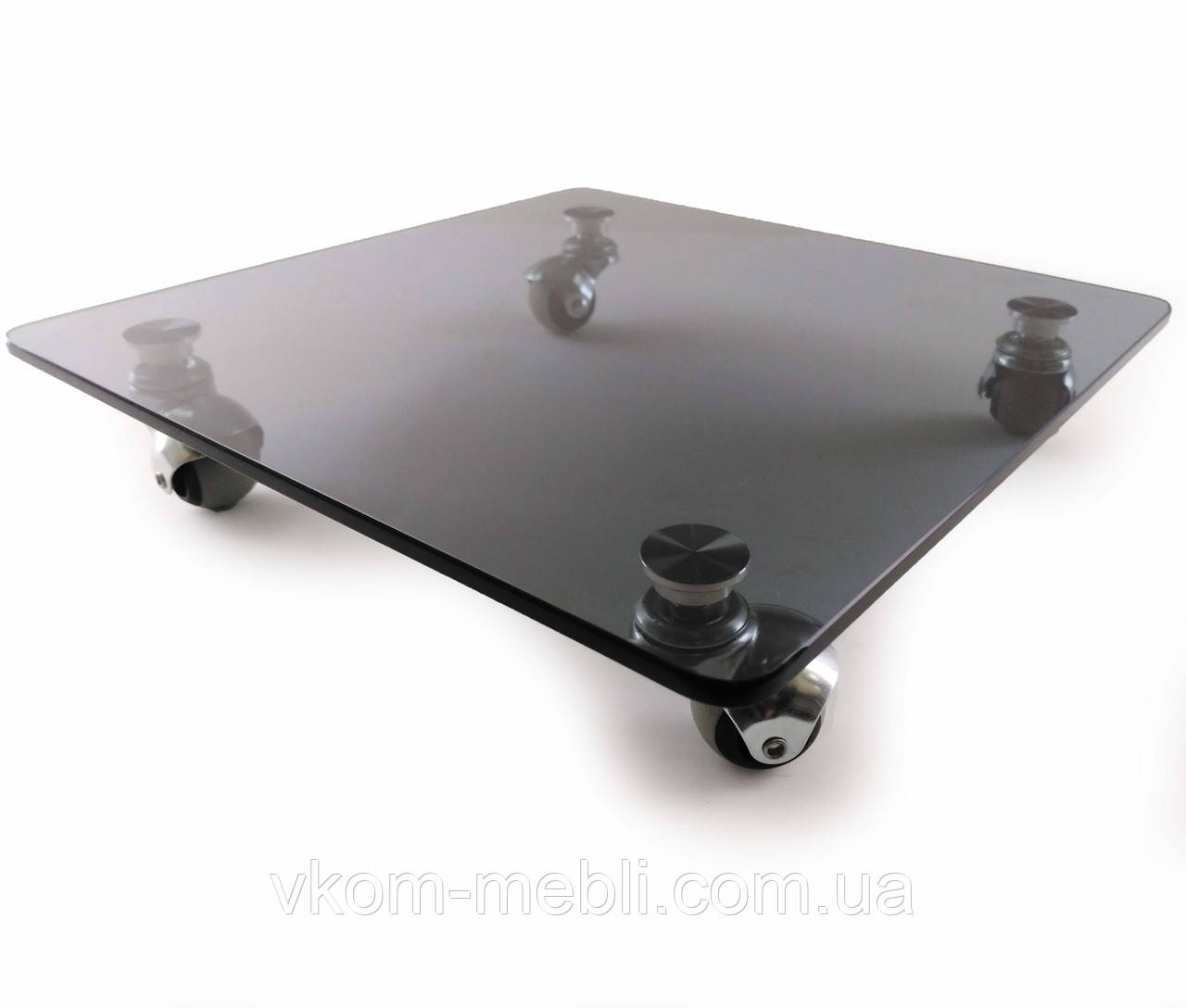 Підставка під квіти квадратна ULTRA VI Kv30 g8-10rez (сірий) скло, фото 1