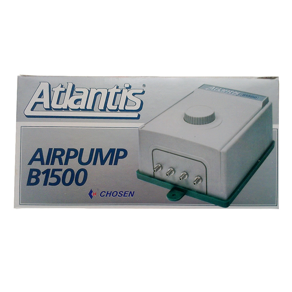 Чотириканальний компресор для акваріума Atman B-1500 Atlantis
