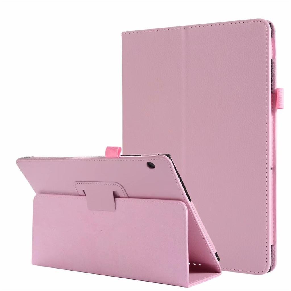 Чохол-книжка Litchi Leather Case для Huawei MediaPad T5 10.1 (Wake / Sleep) Light Pink