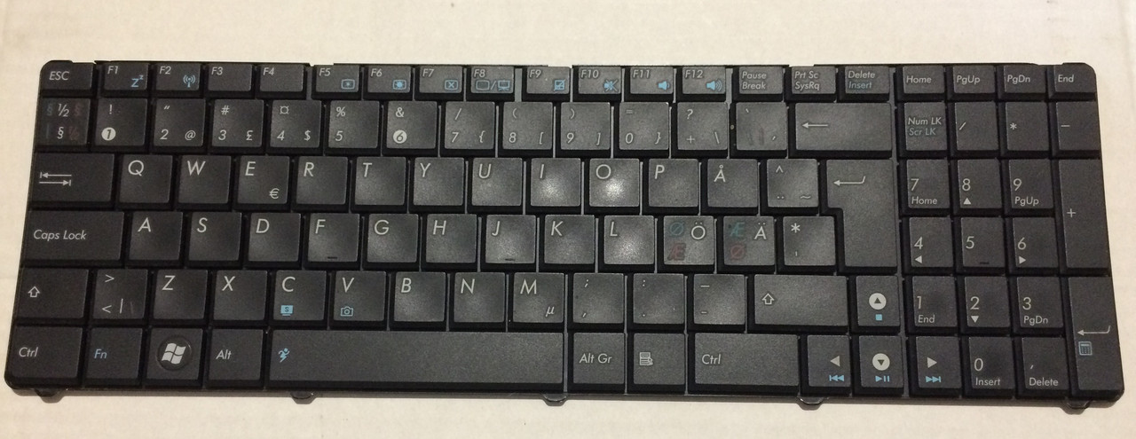 Клавіатура для ноутбуків ASUS K52 X52 K53 K53 K53 X73 N61J