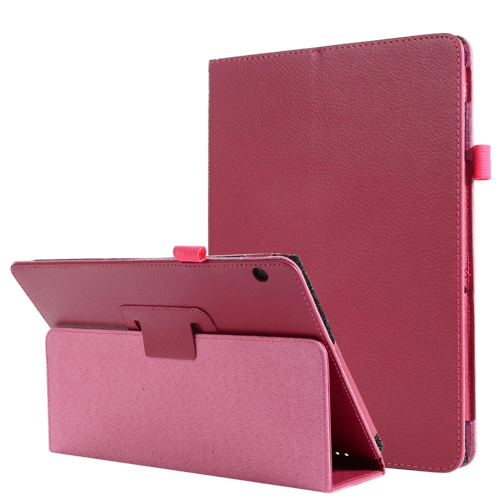 Чохол-книжка Litchi Leather Case для Huawei MediaPad T5 10.1 (Wake / Sleep) Rose