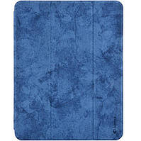 Чехол-книжка, обложка Comma Leather Case with Pen Holder Series for iPad 10.2 2019/iPad 8th Gen 2020, Blue