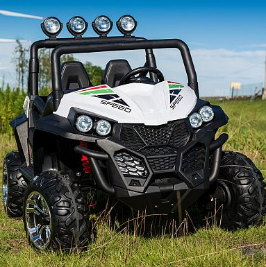 Електромобіль джип баггі двомісний Bambi M 3454(2)EBLR-1 (MP3, USB, мотори 4x45W, акум.2x12V7AH), фото 1