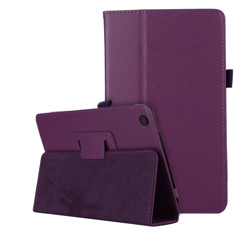 Чохол-книжка Litchi Leather Case для Huawei MediaPad T3 8 Purple
