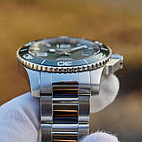 Чоловічі годинники LONGINES L3.781.4.06.6 Hydro Conquest 41 mm Green Dial Automatic, фото 8