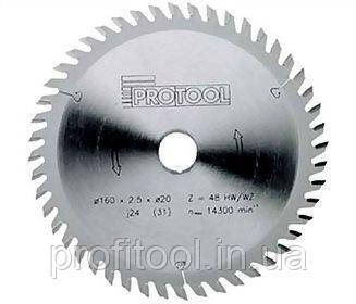 Диск пиляльний PROTOOL 240х2,8х30 мм HW Z48 WZ, фото 1