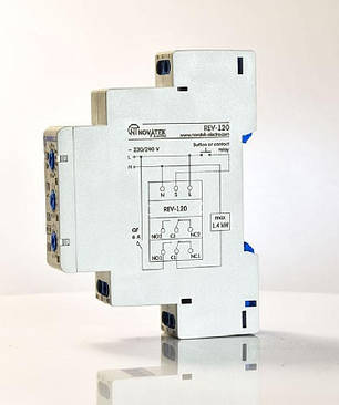 Реле часу REV-120Н (24 В, 220 В) Новатек-Електро, фото 2