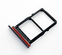 Лоток для сим карты и карты памяти для Huawei P30, черный