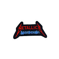 Нашивка термо с вышивкой "Metallica "