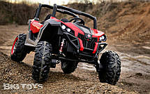 Дитячий електромобіль джип баггі Bambi M 3602EBLR-3 (MP3, SD карта, USB, мотори 4x35W, акум.12V10AH), фото 5