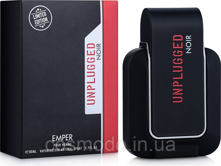 Туалетная вода мужская Emper Unplugged Noir man 80 ml