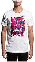 Футболка з принтом "Metallica (Металіка) Череп та кістки" Push IT