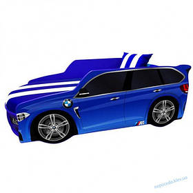 Ліжко синє BMW з матрацом