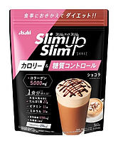 Протеиновый диетический коктейль с коллагеном со вкусом шоколада Asahi Slim Up Slim, 360 g