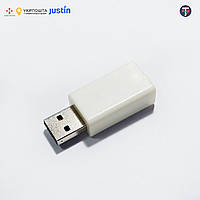 Перехідник USB A — USB A — білий для визначення Apple (мама-тато)