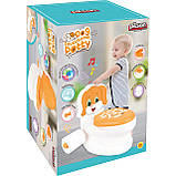 Горщик — унітаз 07-563 спинка, тримач для паперу, звук води, світло, фото 3