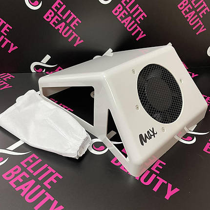 Настільна витяжка для манікюру MAX ULTIMATE 100Вт (біла), фото 1