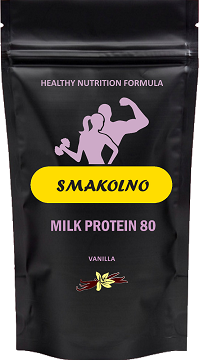 Milk Protein 80% Smakolno ™ ванільний смак Казеїн 80 ванільний смакольно