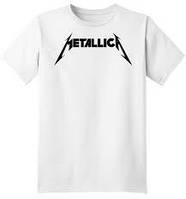 Футболка з принтом "Metallica (Металіка) чорний напис" Push IT