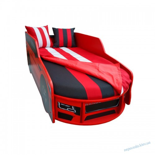 Кровать в виде машины Премиум БМВ красная - фото 3 - id-p140106488