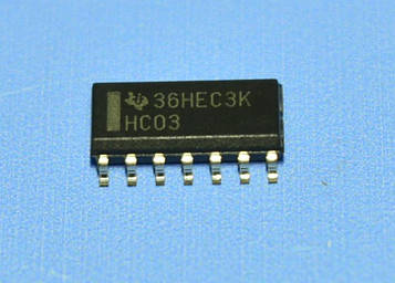 Мікросхема 74HC03(smd) so14 TI