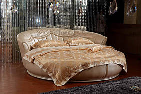 Кругле дизайнерське ліжко на замовлення Елегія-7 (Меблі-Плюс TM)