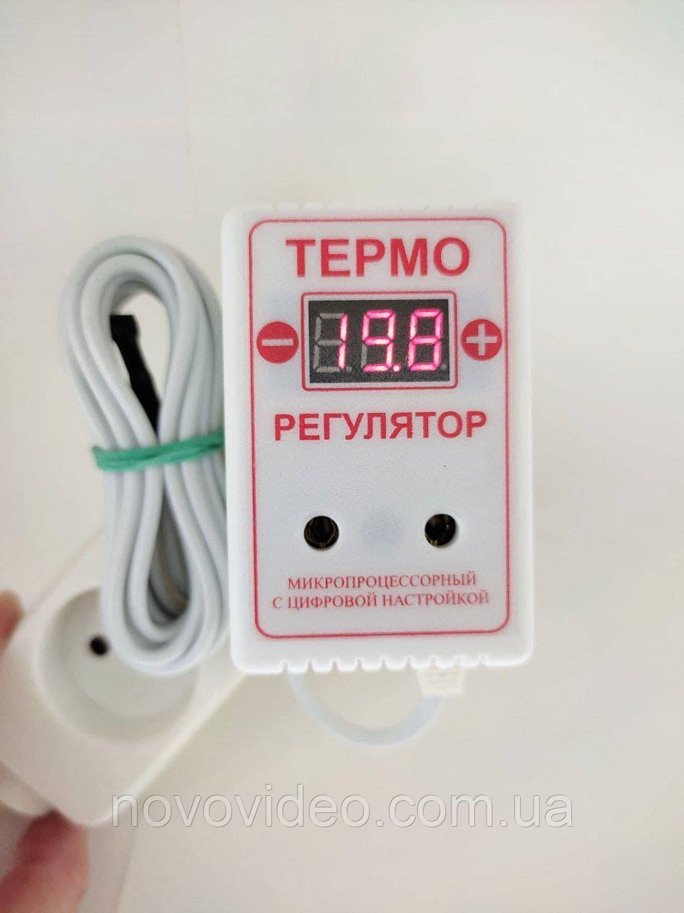 Терморегулятор опалення для дому ЦТР-2-2ч на 10 амперів, фото 1