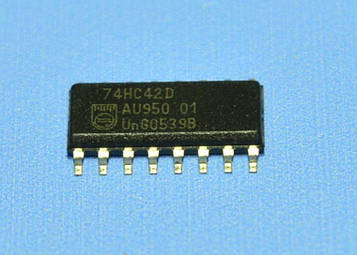 Мікросхема 74HC42D(smd) so16 Philips