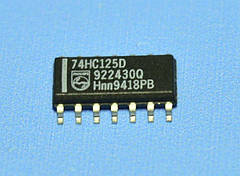 Мікросхема 74HC125D(smd) so14 Philips