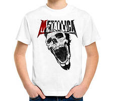 Футболка з принтом "Metallica (Металіка) Череп з відкритою щелепою" Push IT