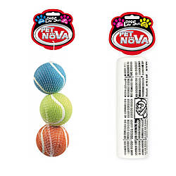 Набір іграшок для собак Pet Nova «Теніс і новини»