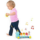 Електронна розвиваюча іграшка Smoby Cotoons «Гусениця» зі звуковими та світловими ефектами для дітей (110422), фото 3