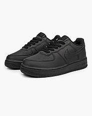 Дитячі кросівки Nike Air Force 1 Black K0013, фото 4