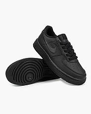 Дитячі кросівки Nike Air Force 1 Black K0013, фото 5