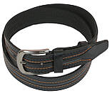 Ремінь під джинси Skipper чорний 4 см, фото 2